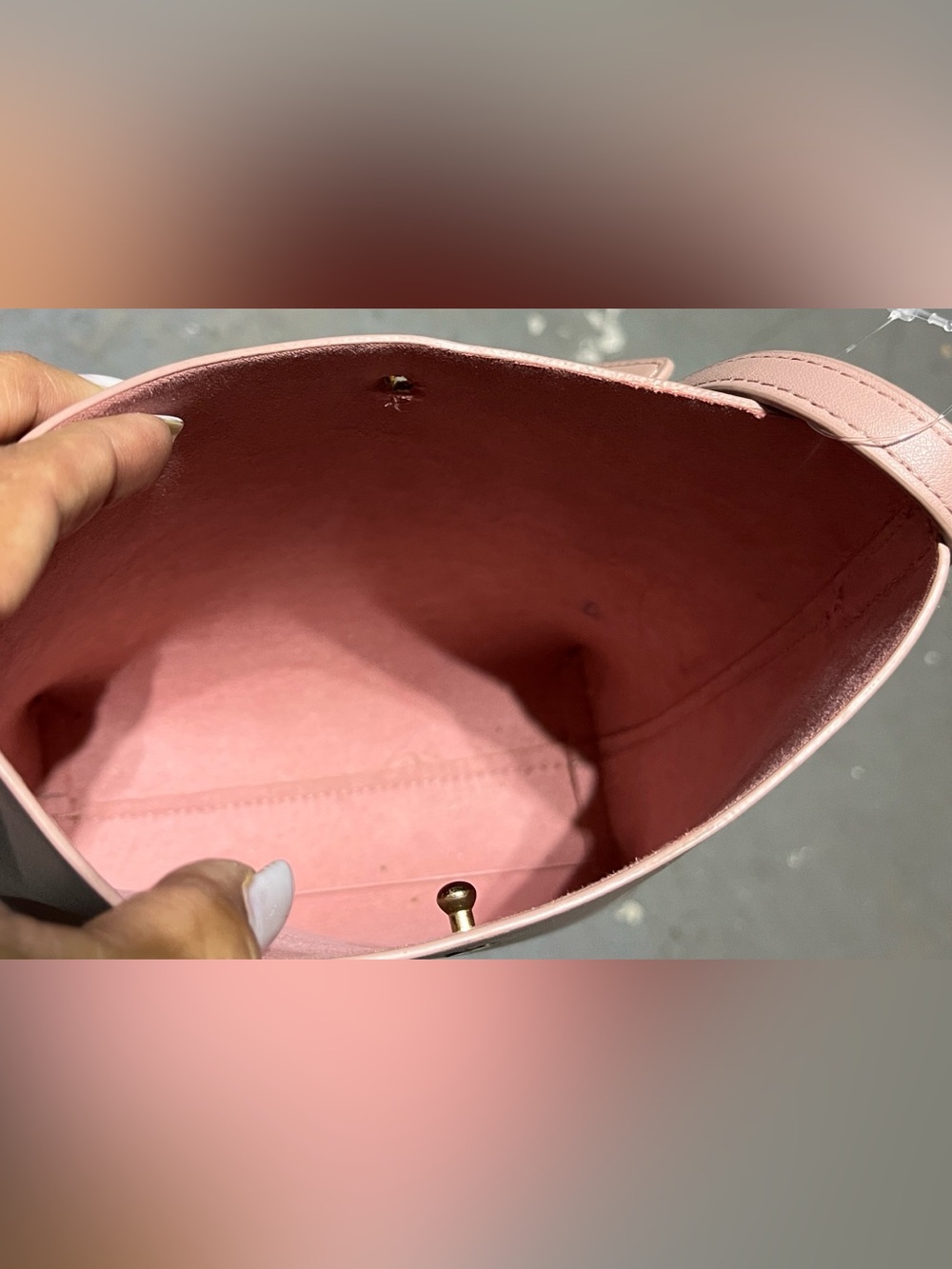 Anthropologie Samara Minimalist Pink Bag - Picture 8 of 12